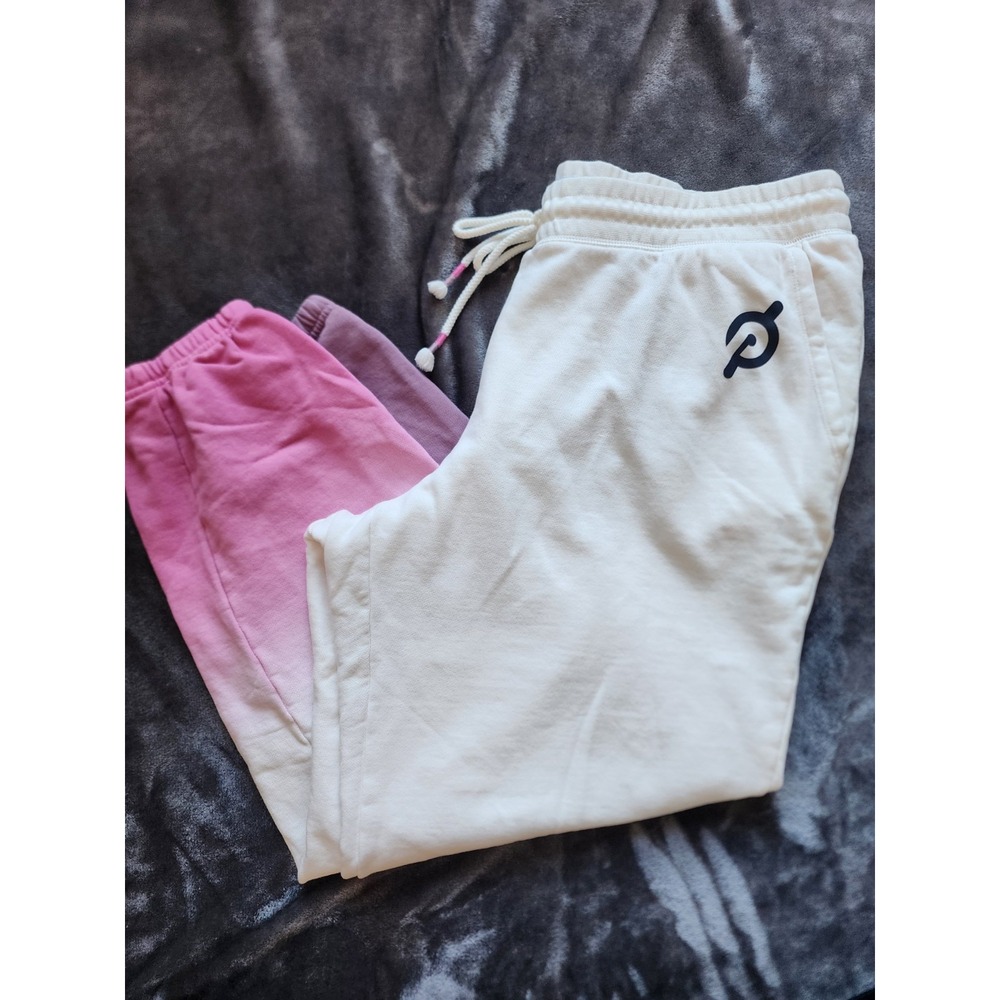 Peloton Ombre Sweatpants Womens 1X White Pink Purple Joggers Activewear